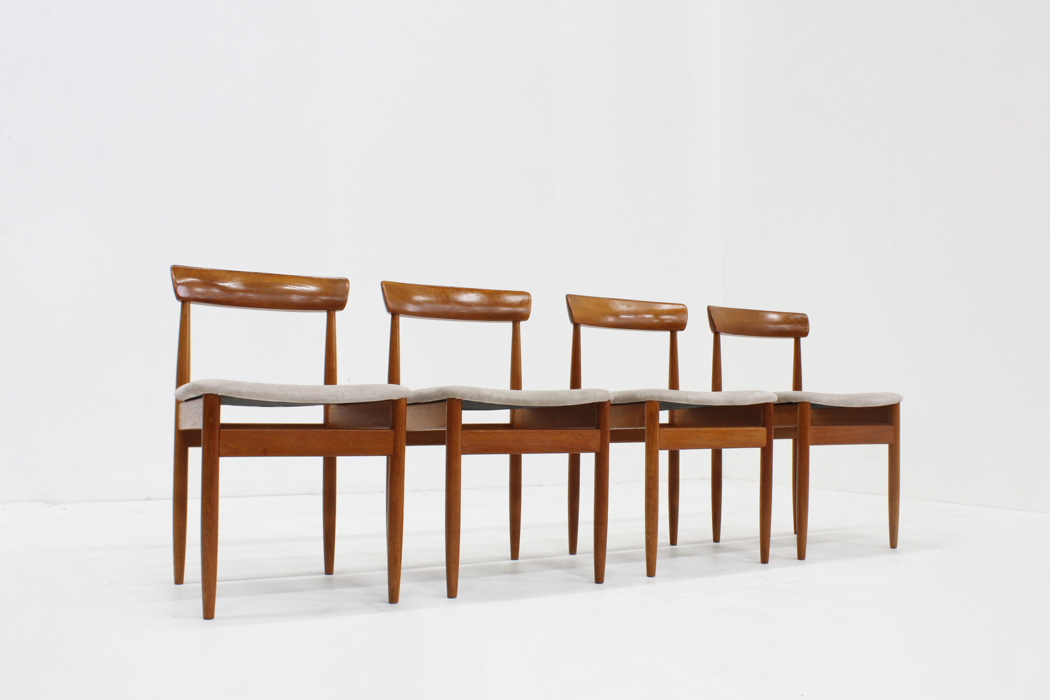 Vintage Dining Chairs in Teak by Farsø Stolefabrik, 1960s, set of 4