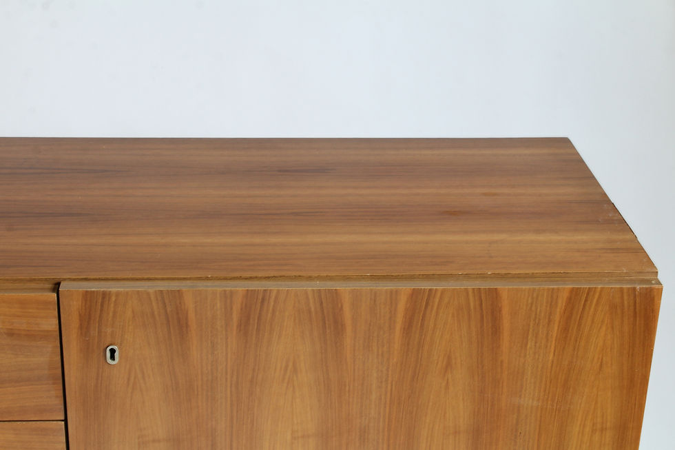 Thumbnail: Vintage Groot lowboard sideboard dressoir van Palette