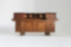 Thumbnail: Vintage sideboard by Silvio Coppola for Bernini walnut wood, 1960s