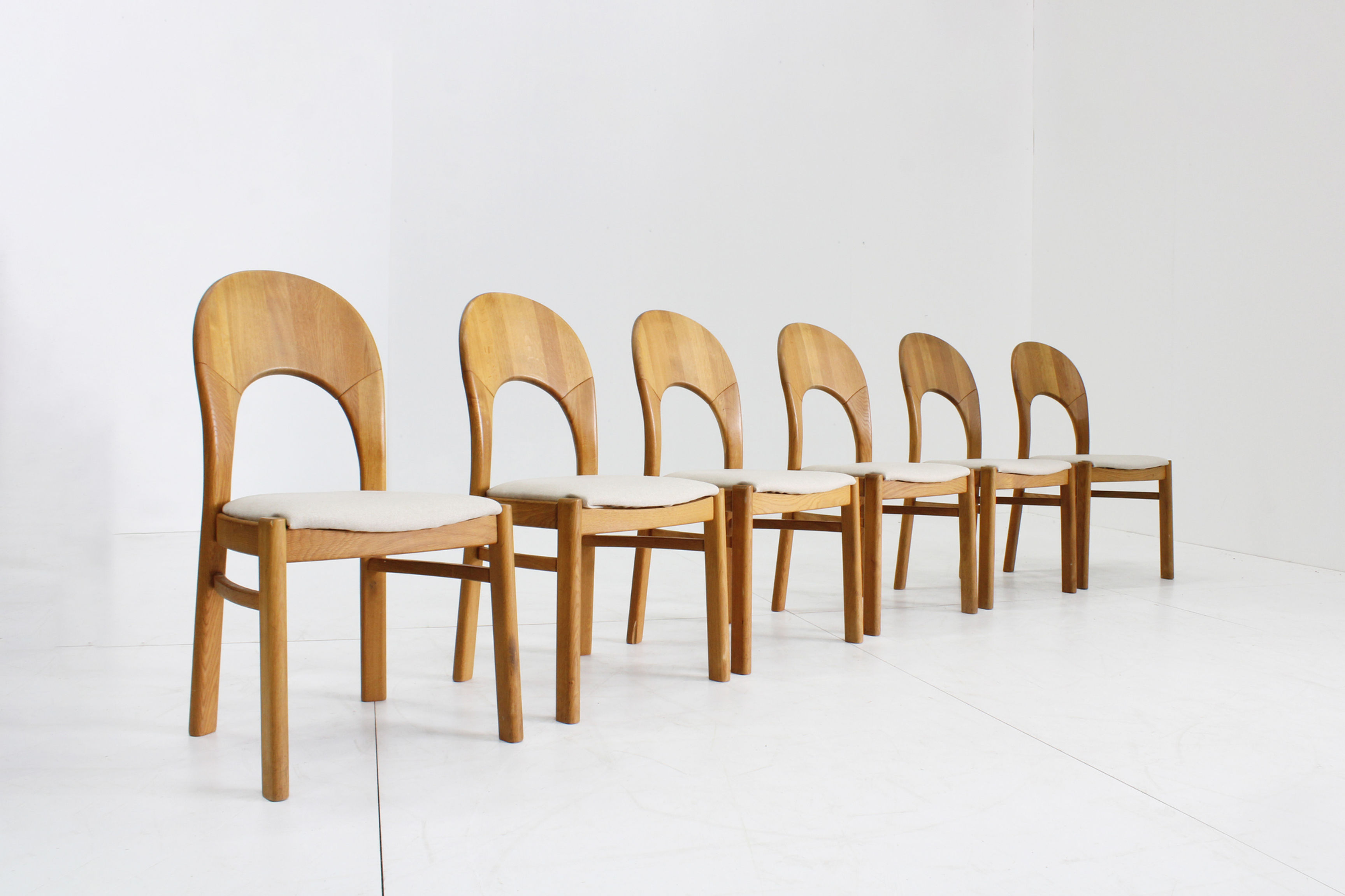Vintage Danish dining chairs , set of 6