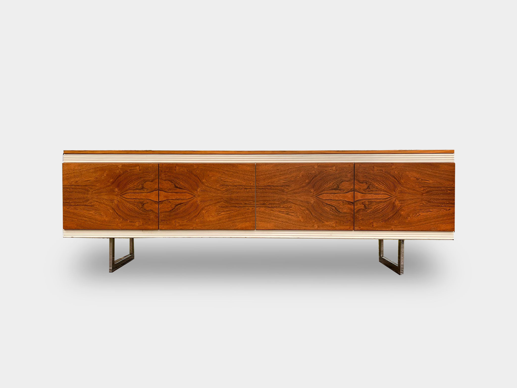 Large vintage rosewood sideboard | sideboard | TV cabinet 240 cm