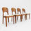 Thumbnail: Vintage Danish teak dining chairs , set of 4