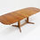 Thumbnail: Vintage Danish round extendable dining table solid teak 1960s