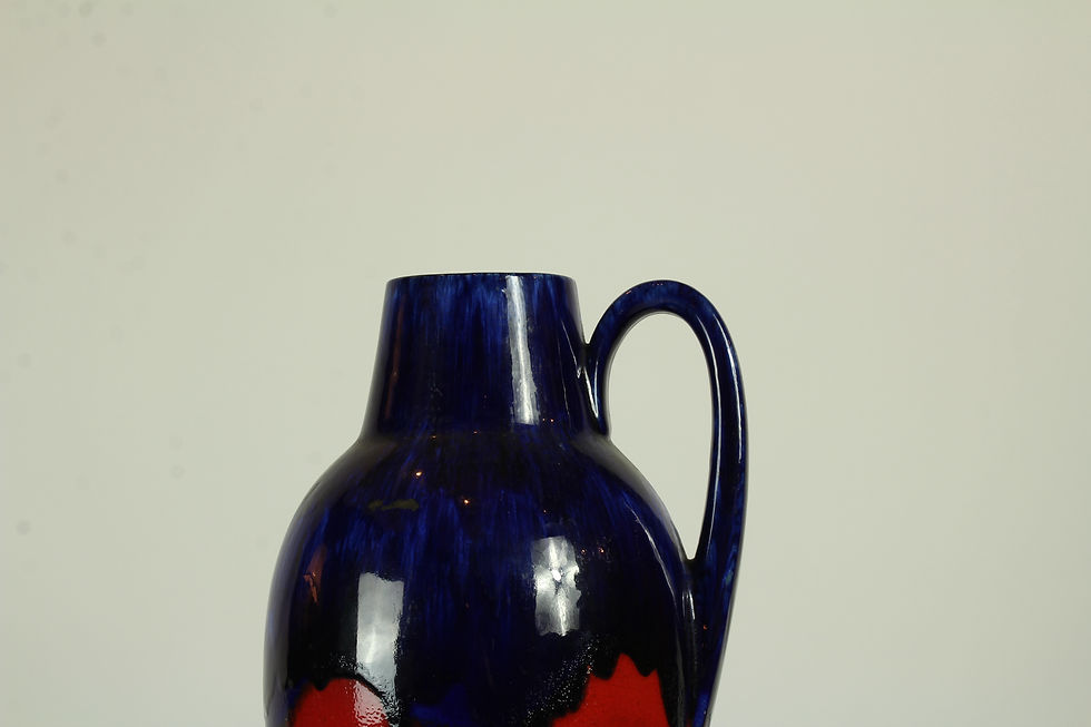 Thumbnail: Vintage vase blue/red