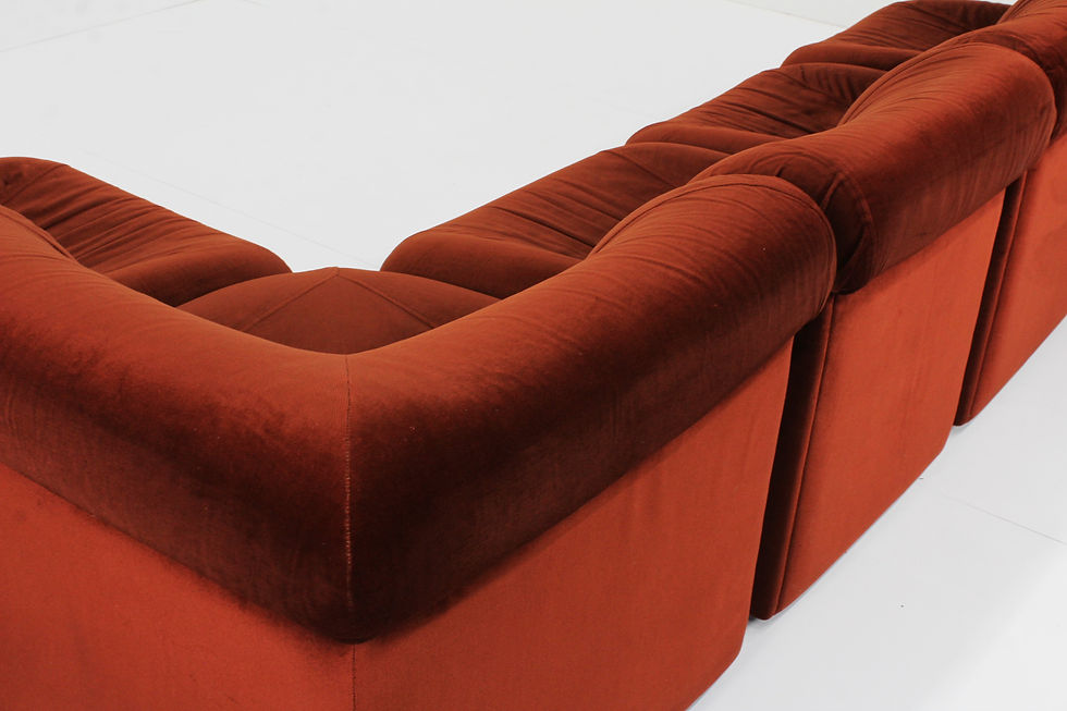 Thumbnail: Vintage Italiaanse Modulaire Sofa Doimo Salotti, 1970s