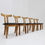Thumbnail: Vintage mid century T-shape Dining Chairs