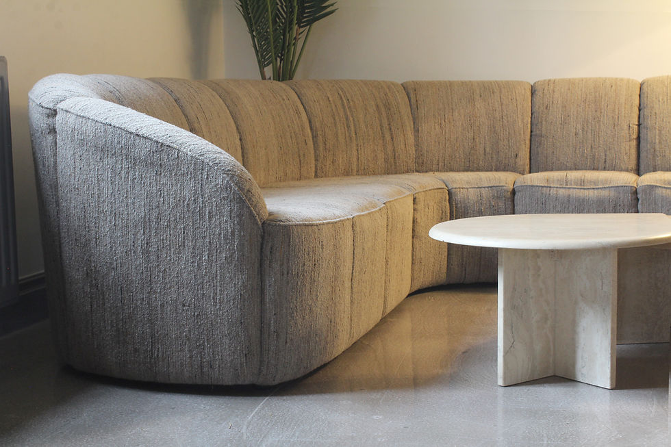 Thumbnail: Vintage design elementen bank zithoek walter knoll piccolino