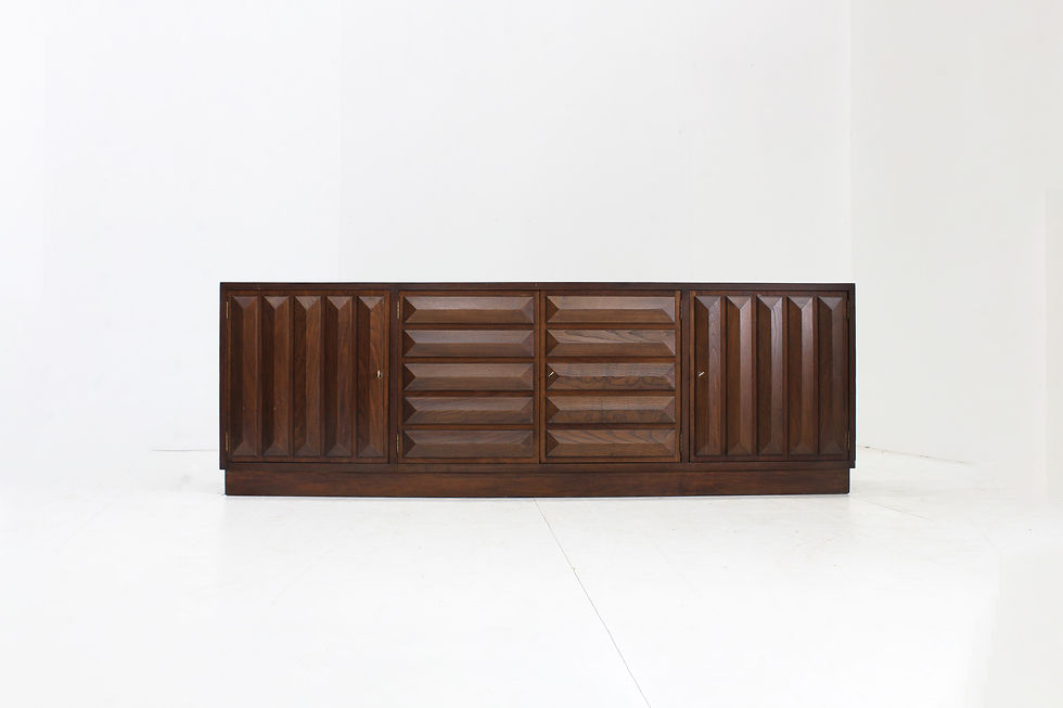 Thumbnail: Spanish Brutalist Sideboard solid wood