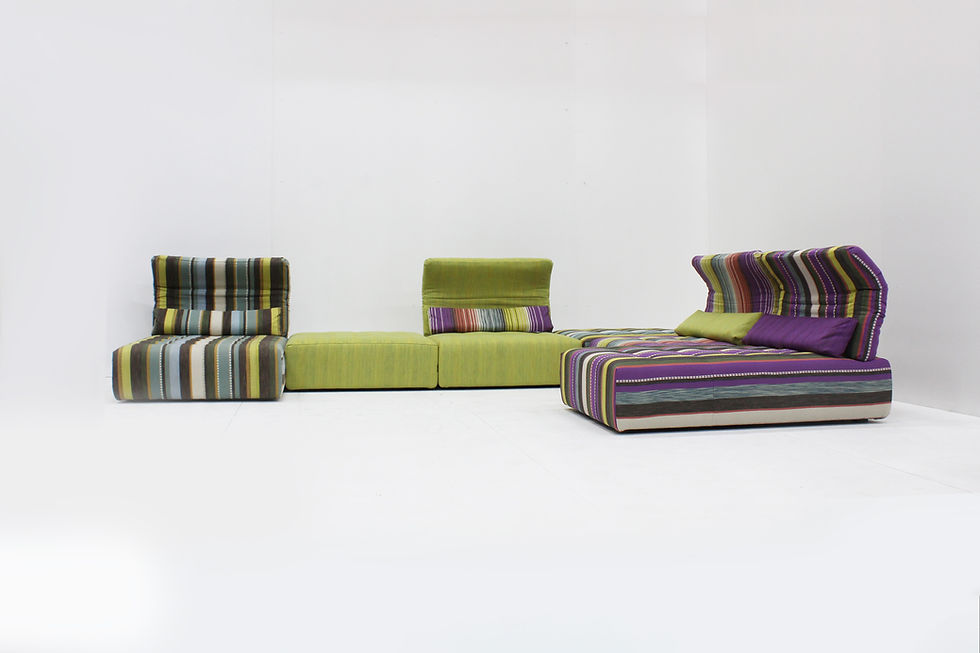Thumbnail: Roche Bobois Voyage Immobile modular lounge sofa XL , set of 6