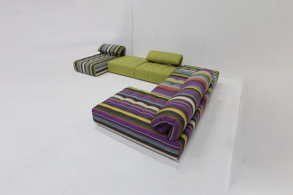 Thumbnail: Roche Bobois Voyage Immobile modular lounge sofa XL , set of 6