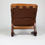 Thumbnail: Vintage Scandinavische design fauteuil cognac leer - Kengu