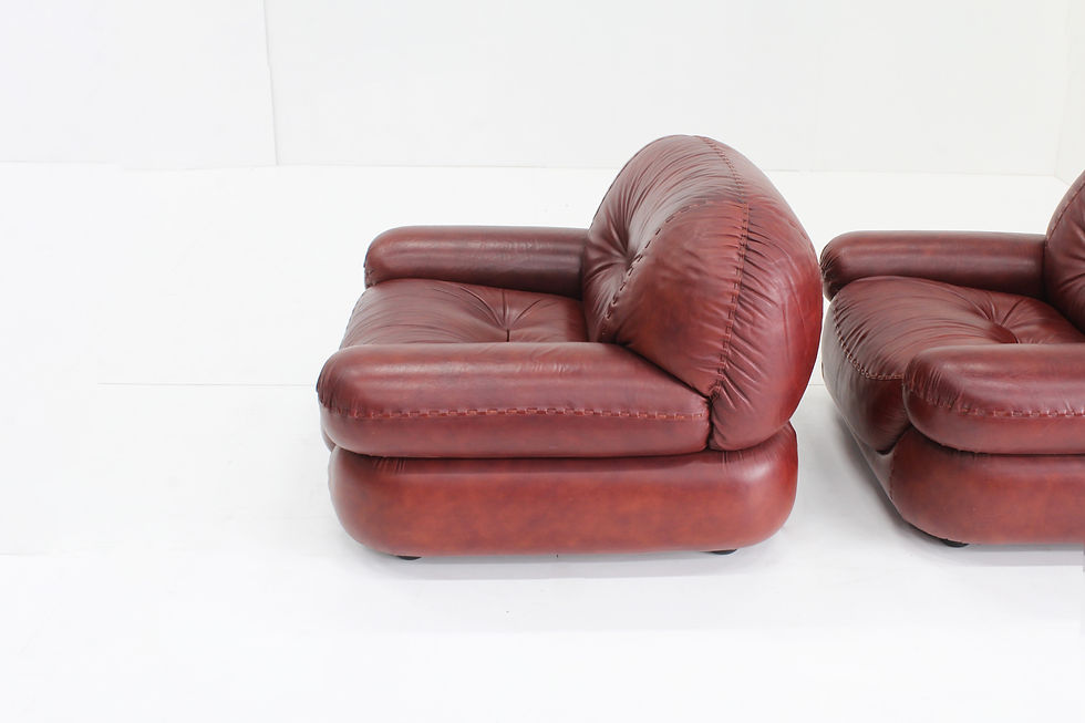 Thumbnail: Sapporo Italian armchairs for Mobil Girgi 1970s , set of 2