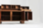 Thumbnail: Vintage sideboard by Silvio Coppola for Bernini walnut wood, 1960s