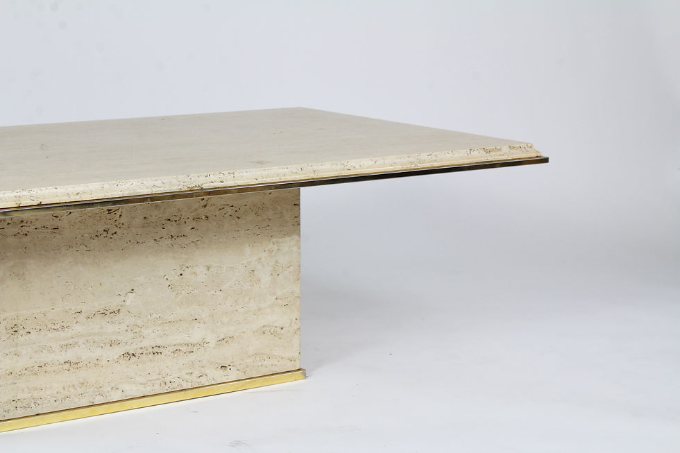 Thumbnail: Vintage travertin coffee table