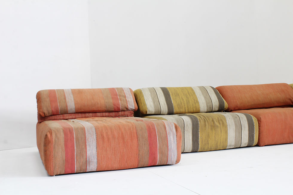 Thumbnail: Roche Bobois Voyage Immobile modular lounge sofa set of 5