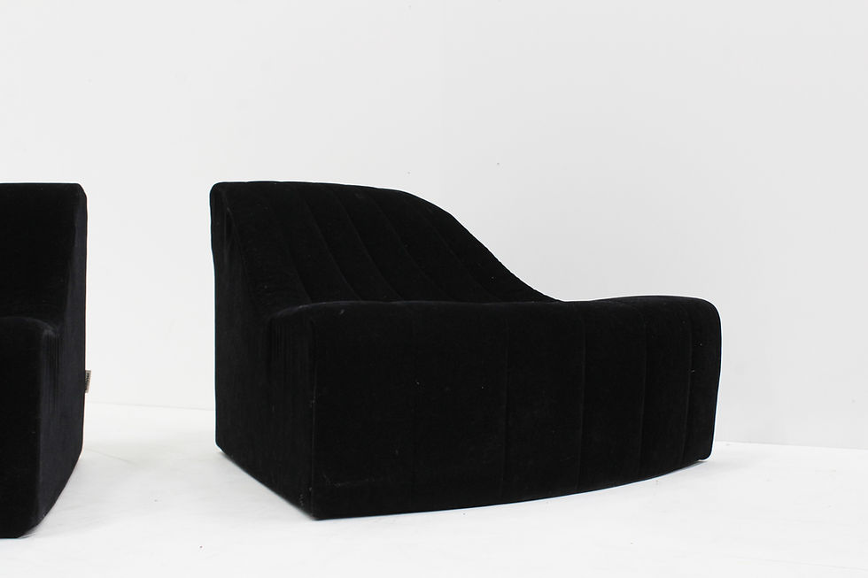 Thumbnail: Kwok Hoi Chan for Steiner Chromatic modular curved  sofa 1970s
