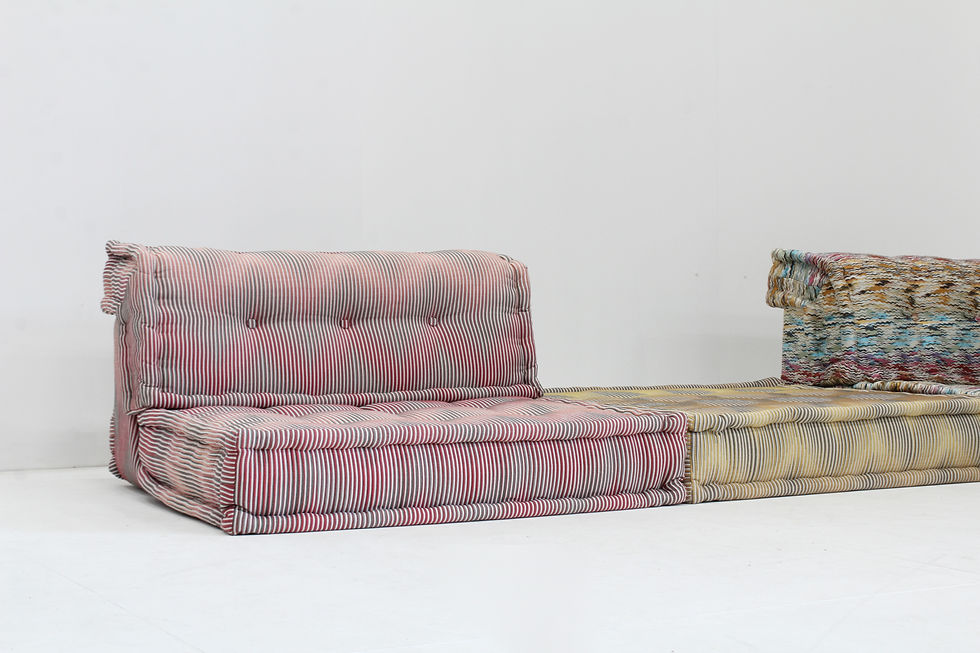 Thumbnail: Roche Bobois Mah Jong modular sofa Missoni fabric design by Hans Hopfer