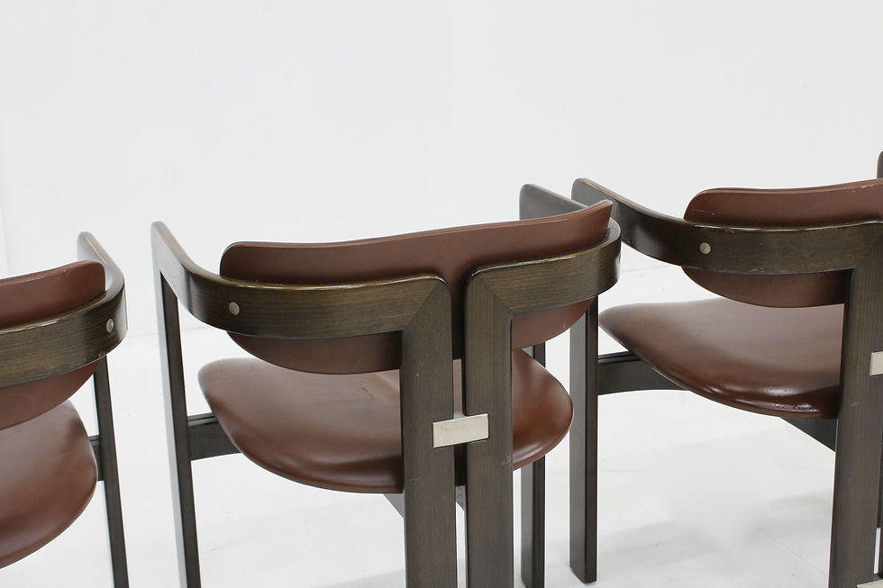 Thumbnail: Pamplona dining chairs by Augusto Savini for Pozzi Italy 1965 , set of 5
