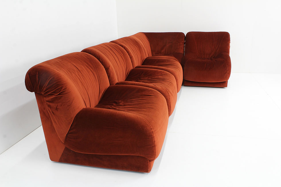 Thumbnail: Vintage Italiaanse Modulaire Sofa Doimo Salotti, 1970s