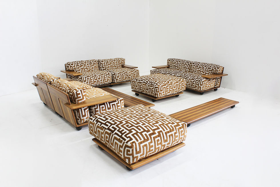 Pianura sofa set by Mario Bellini for Cassina, 1970s, Set of 10