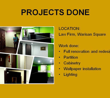 Law Firm, Warisan Square, Ubahsuai Rumah di Sabah, GBC, MBD Muq Build and Deco