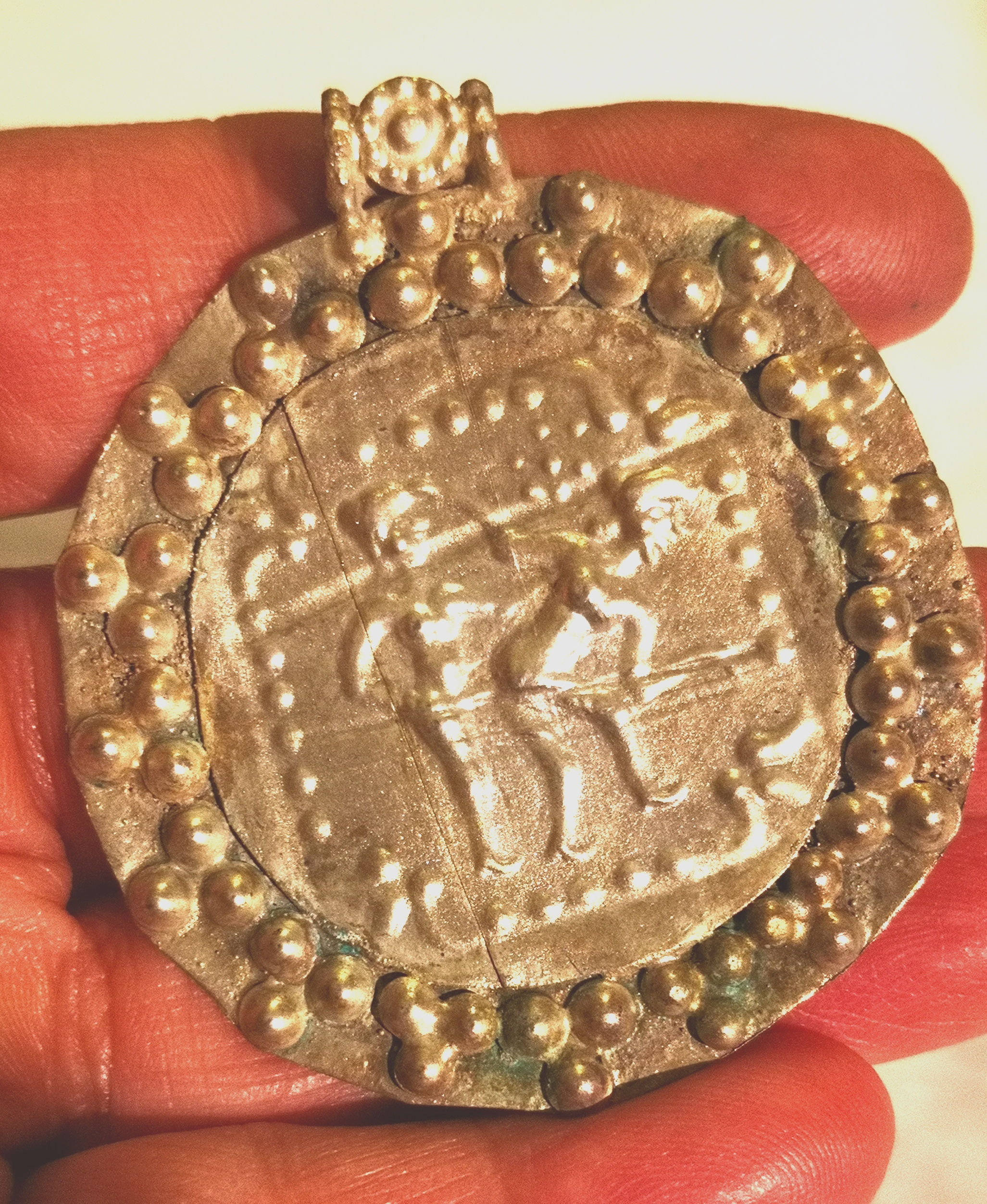 Vampire DARK ANGEL of protection amulet.Ancient vampire healing dark angel