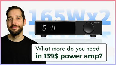 SMSL PA40 is VERY powerful, versatile and easy to use power amp. Review vs Fosi, Aiyima