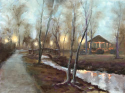 Mindowaskin Park, Gazebo in Fog