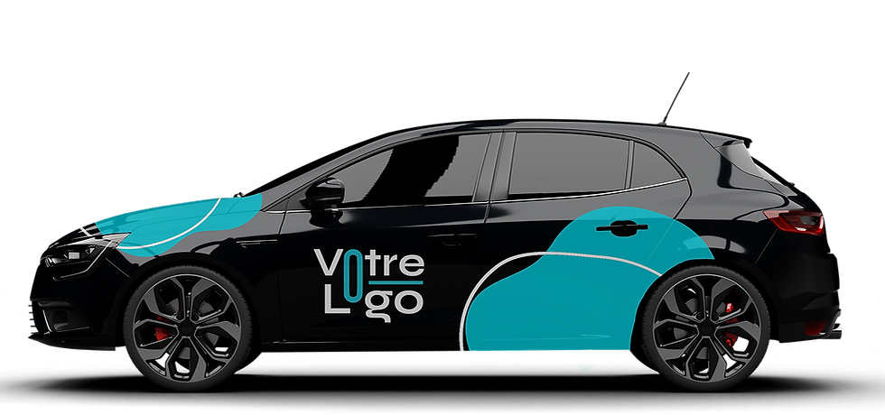 Exemple de design de lettrage de véhicule professionnel offert par l’Agence Lenox à Lac-Etchemin.