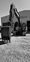 Excavator bucket for Goudreau & Goudreau, heavy machinery modification in Sainte-Justine.