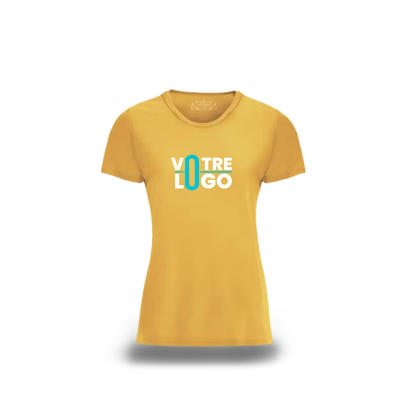 Miniature : T-Shirt Femme Dryfit Manches Courtes à Col en rond