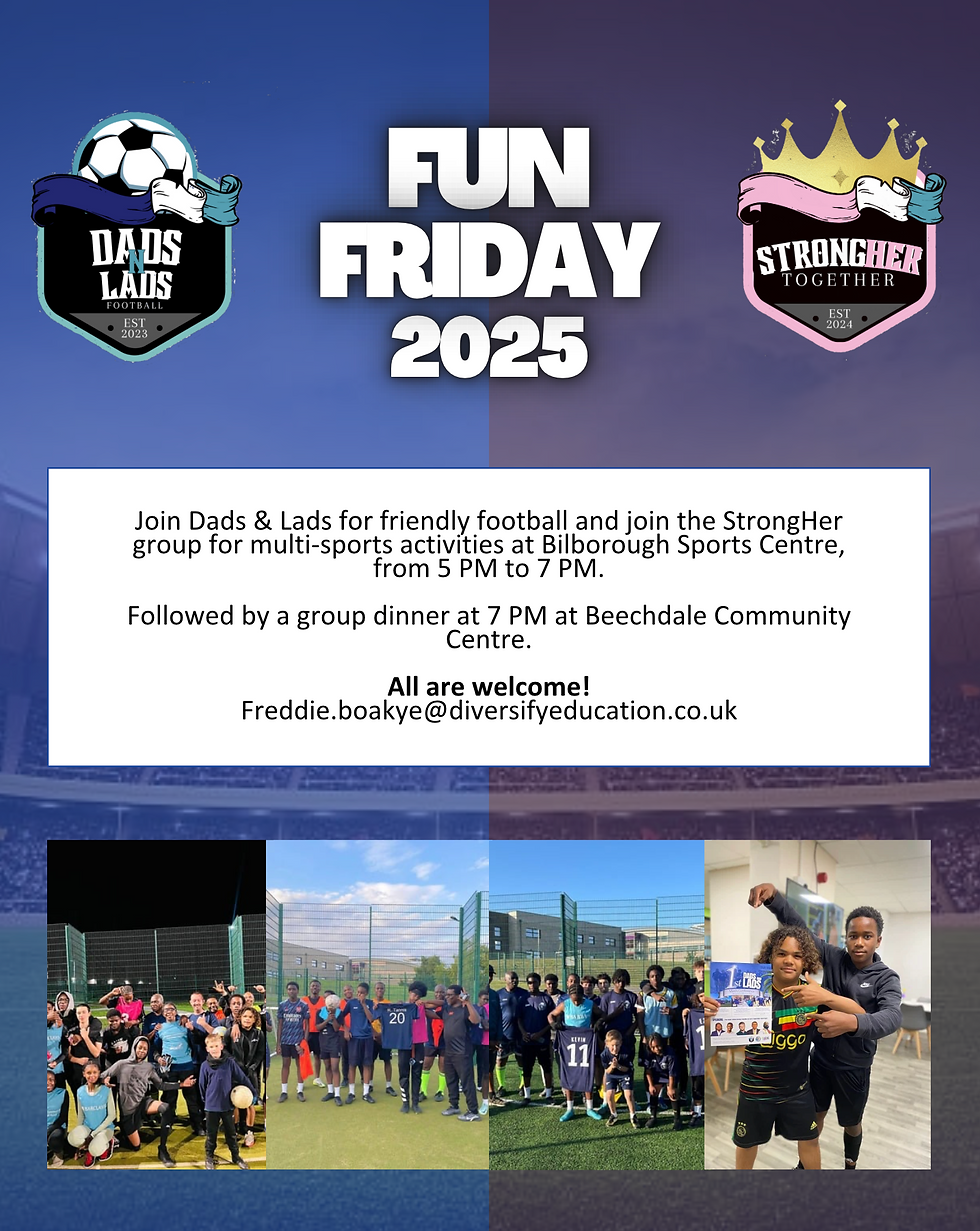 Fun Friday | Dads & Lads Football & StrongHer