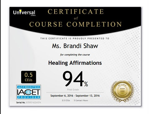 Healing Affirmations