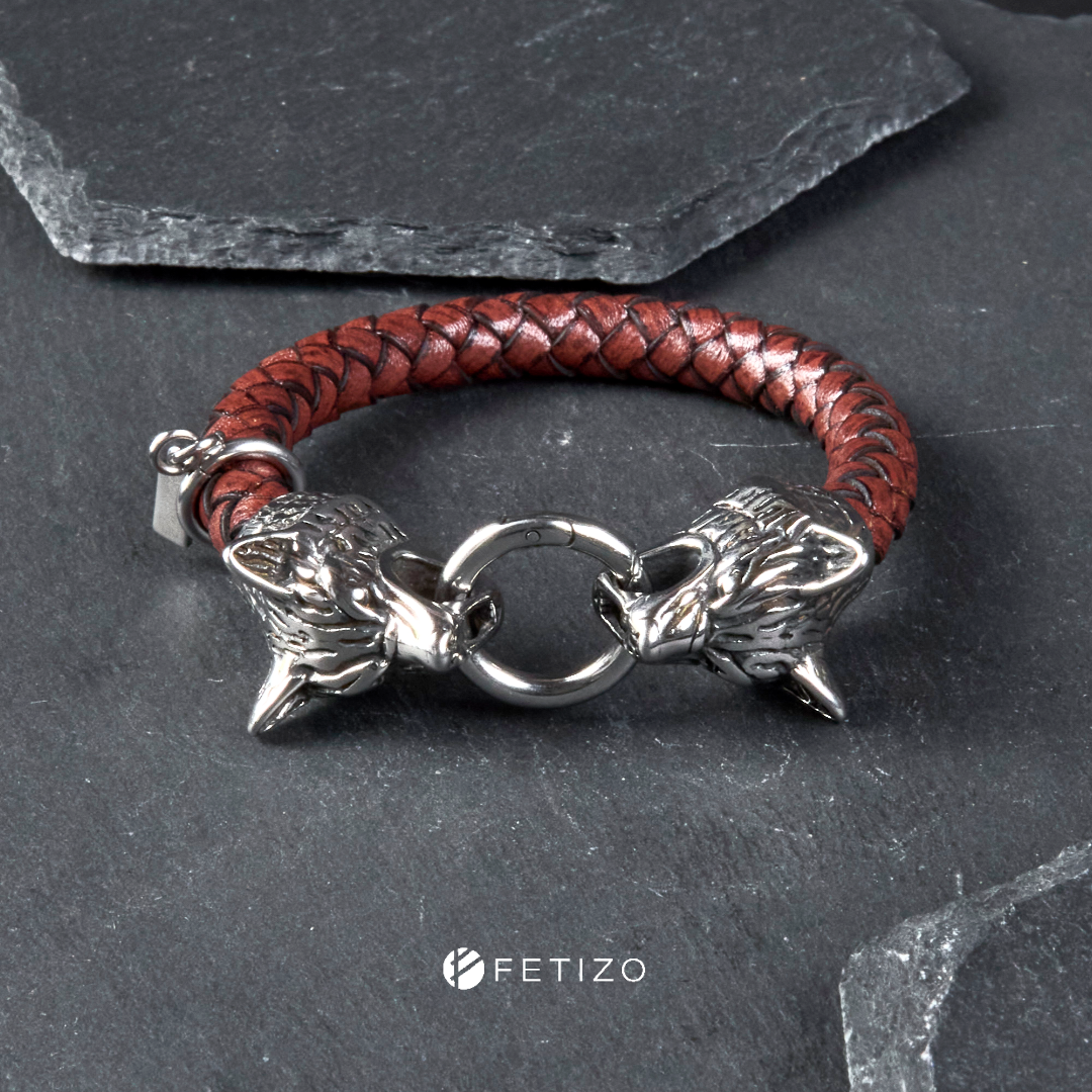 Viking Wolf Bracelet