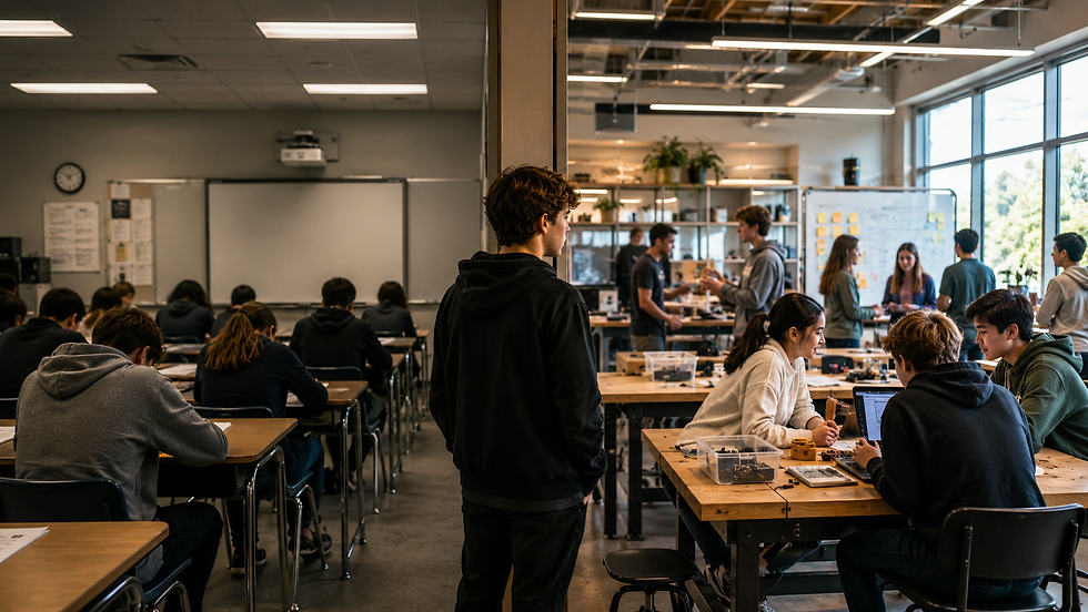 The Flatline and the Way Out calls for an education system that moves beyond compliance and memorization to emphasize curiosity, creativity, critical thinking and real-world problem-solving, preparing students for a rapidly changing, AI-driven world.