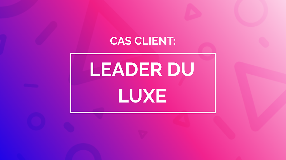 Illustration cas client leader du luxe, gestion de la charge de travail avec POWER TEAM®