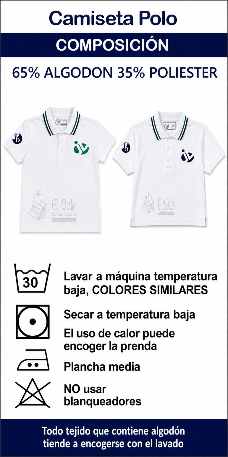 Miniatura: Camiseta Polo Primaria - Julio Verne