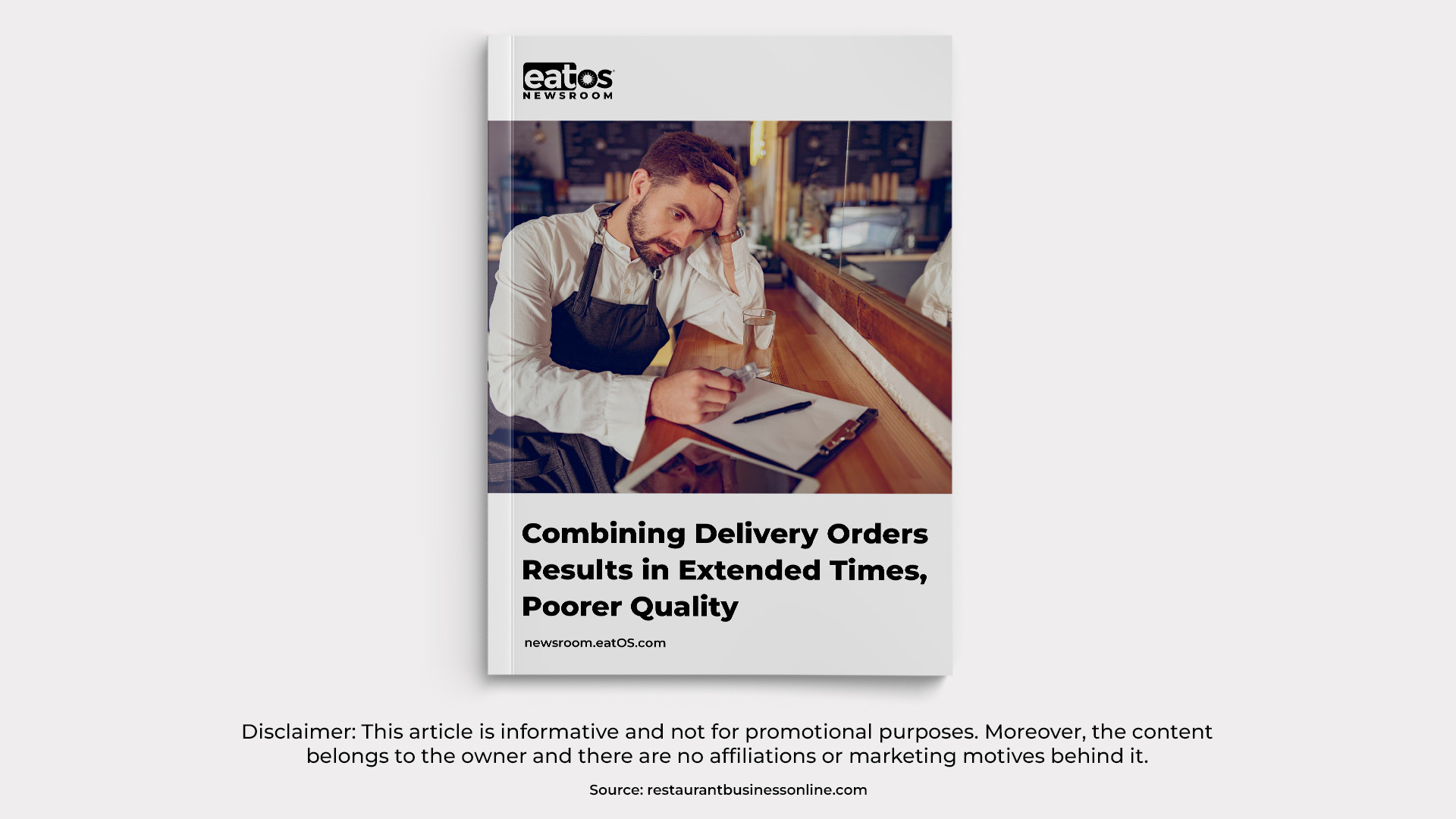 Combining Delivery Orders Results in Extended Times, Poorer Quality