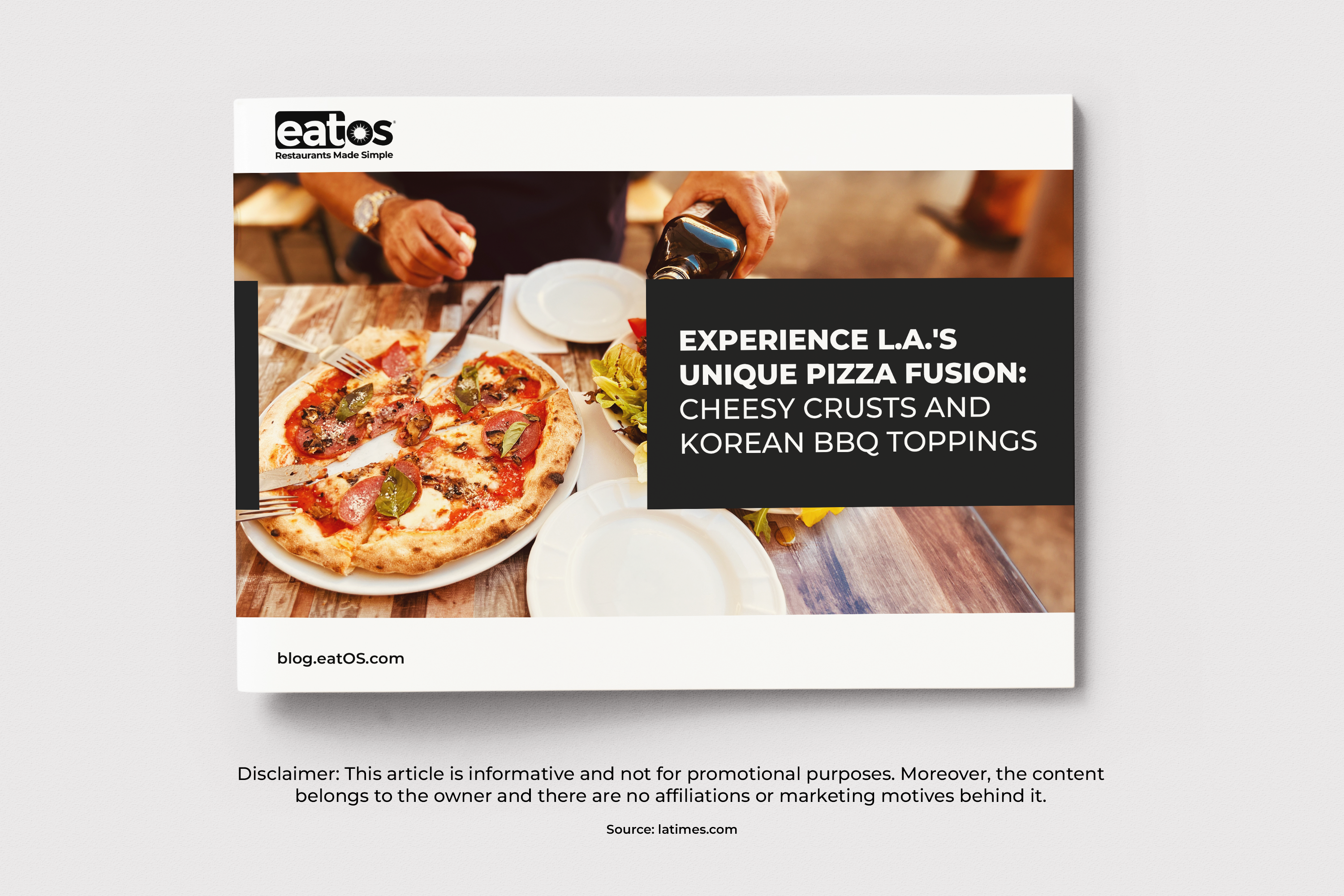 Experience L.A.'s Unique Pizza Fusion: Cheesy Crusts and Korean BBQ Toppings