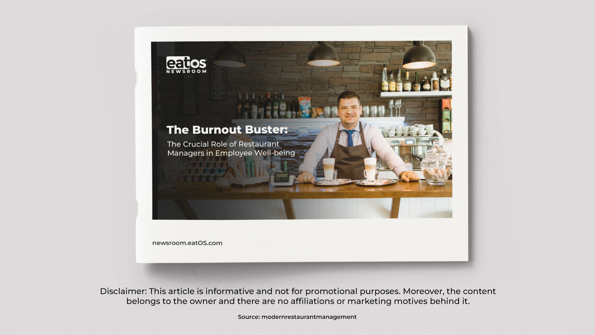 The Burnout Buster: The Crucial Role of Restaurant Managers in Employee Well-being