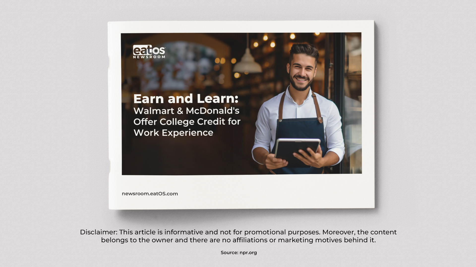 Earn and Learn: Walmart & McDonald's Offer College Credit for Work Experience