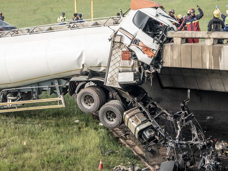 A bus and a armored truck Collison killed 20 in south Africa. 