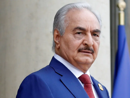 Plane belonging to Libyan war load General Khalifa lands in Israel 