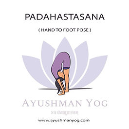 Padahastasana (Standing Forward Bend)- Step-by-step yoga pose guide | Ayushman Yog
