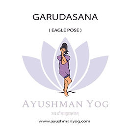 Garudasana (Eagle Posture) Step-by-step yoga pose guide | Ayushman Yog