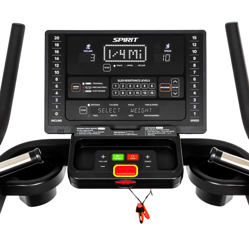 Thumbnail: Spirit Fitness CTSBS900 Slat Belt Sled Treadmill