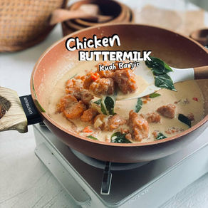 Chicken Buttermilk with meat curry base | My Blue Tea