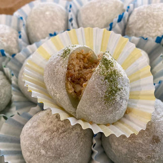 Pandan Mochi all natural | My Blue Tea