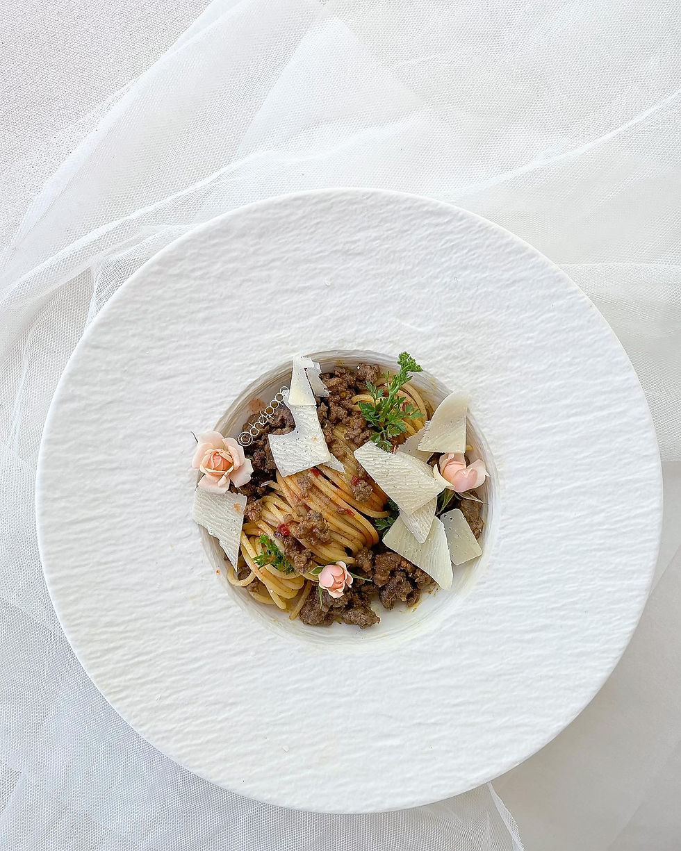 Rendang Spaghetti | My Blue Tea