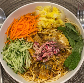 Penang Assam Laksa so YUM | My Blue Tea